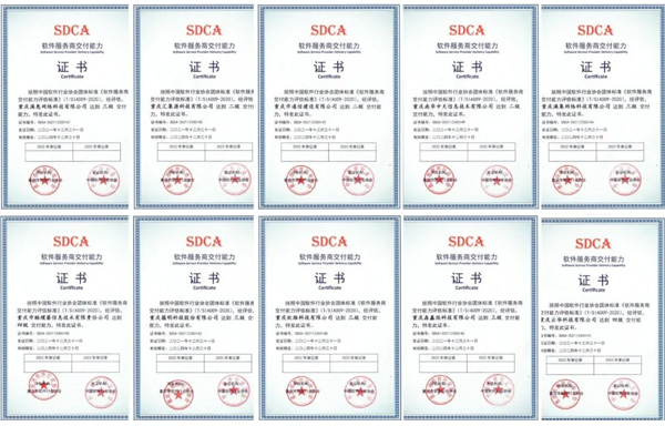 恭喜，，，重庆首批10家单位通过软件服务商交付能力评估